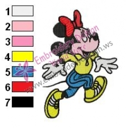 Minnie Mouse Cartoon Embroidery 13